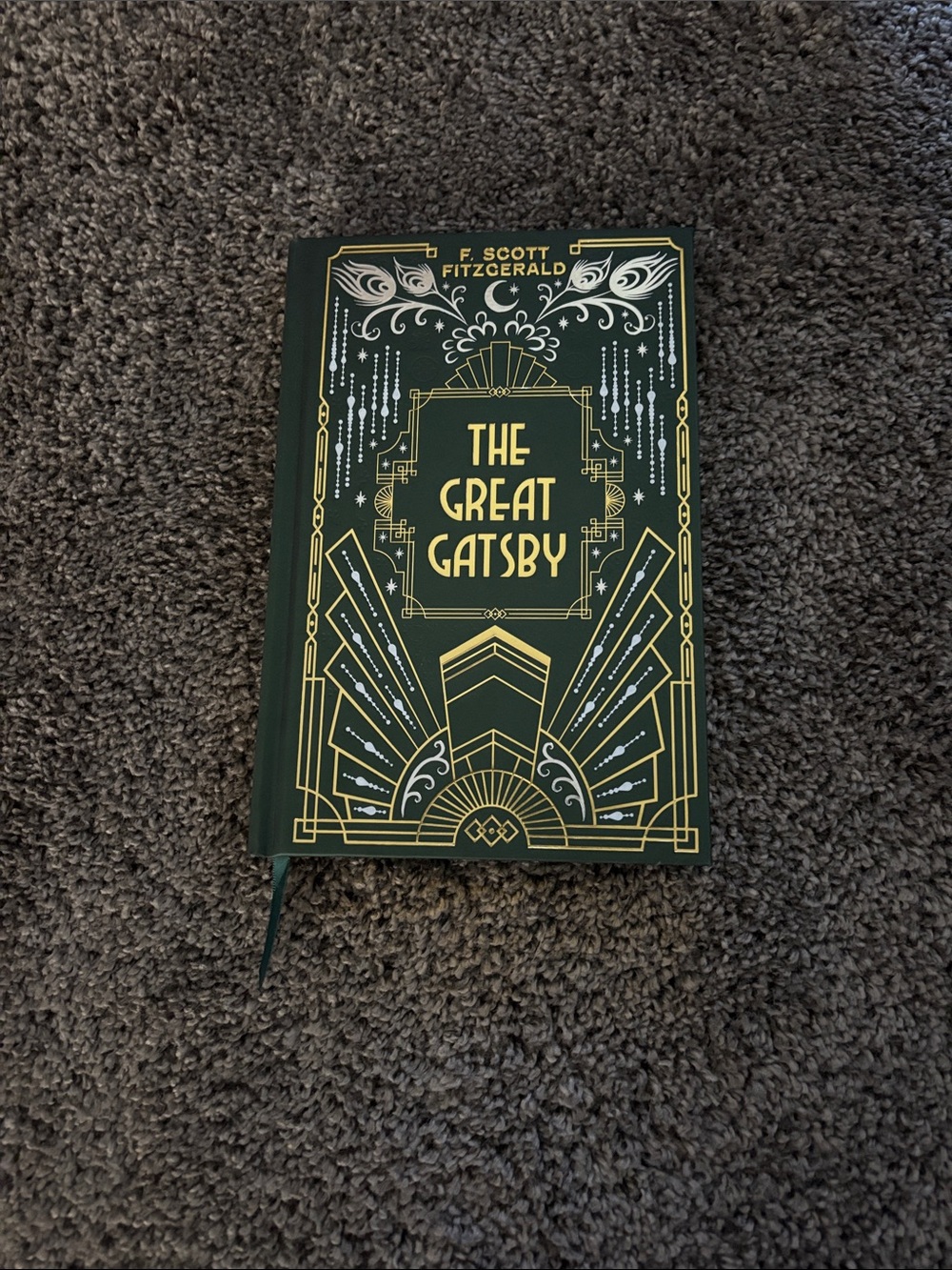 F. Scott Fitzgerald The Great Gatsby Book- Green and Gold